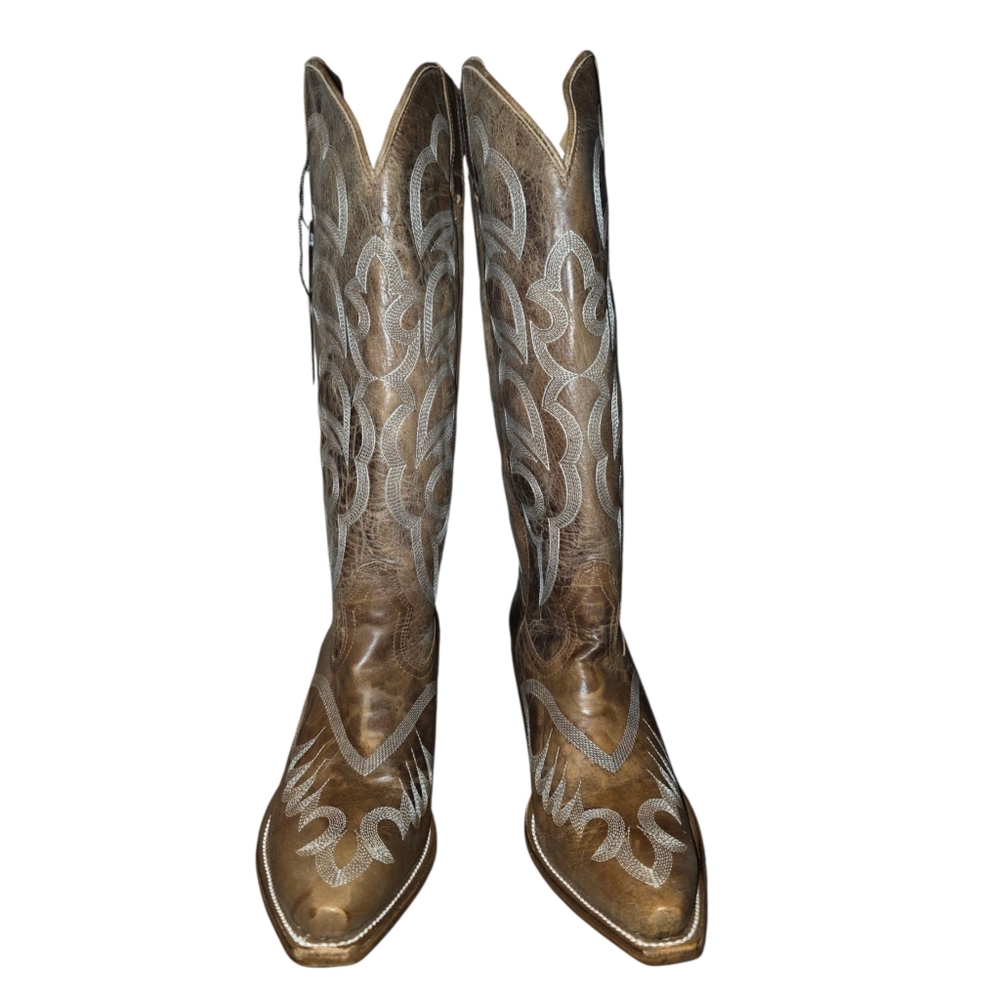 Shyanne High Desert Tall Western Boot Snip Toe Size 10M - Picture 9 of 13